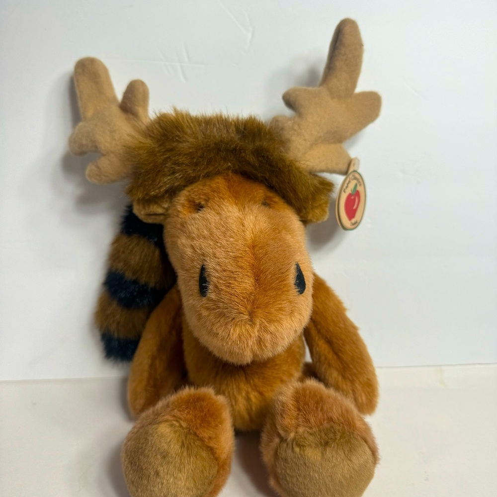 NWT. Plush Moose .Papel Classics Pal Giftware Plush Moose Named "Crocket".